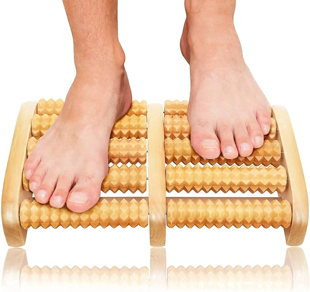 Traditional Foot Massager Wooden Roller Massager Without The Need Electricity Massage Relaxation